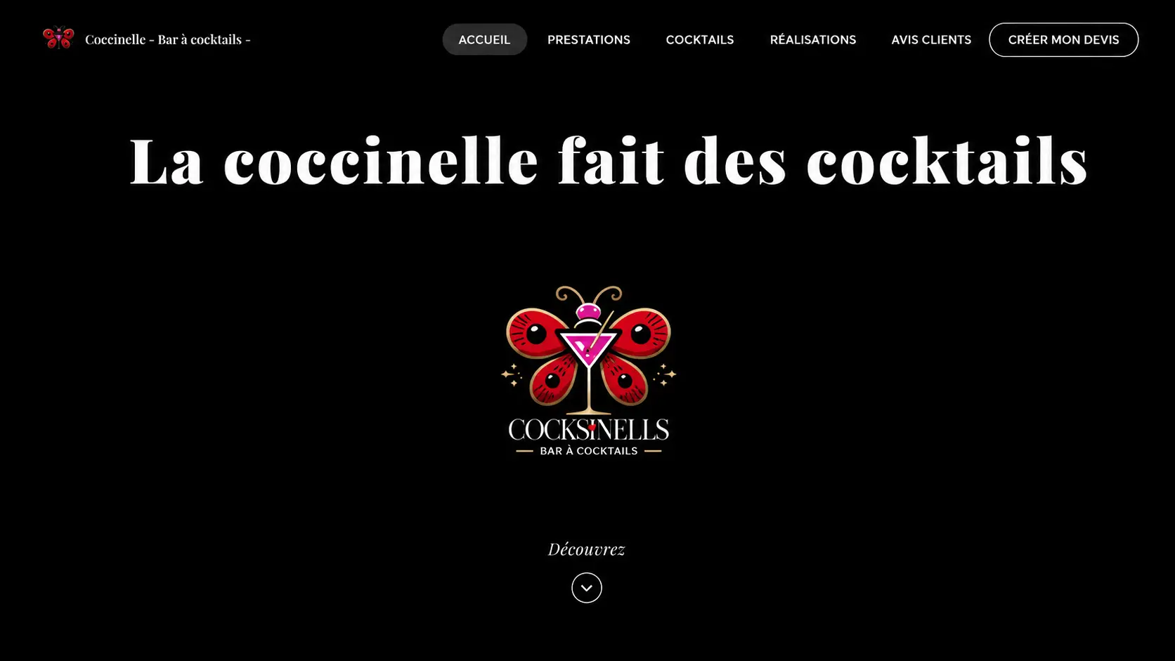 Bar à Cocktail Évènementiel